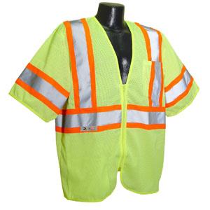 ECONOMY CLASS 3 TWO-TONE MESH VEST GREEN - Tagged Gloves